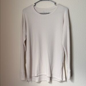 Abercrombie & Fitch Soft A&F Waffle Knit Long Sleeve